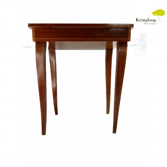 Image 1 of Sorrento Music Table Intarsia Inlay 60s Retro