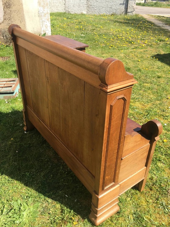 Oak and cherry chest bench – Benches, Vintage (photo 4 of 12)