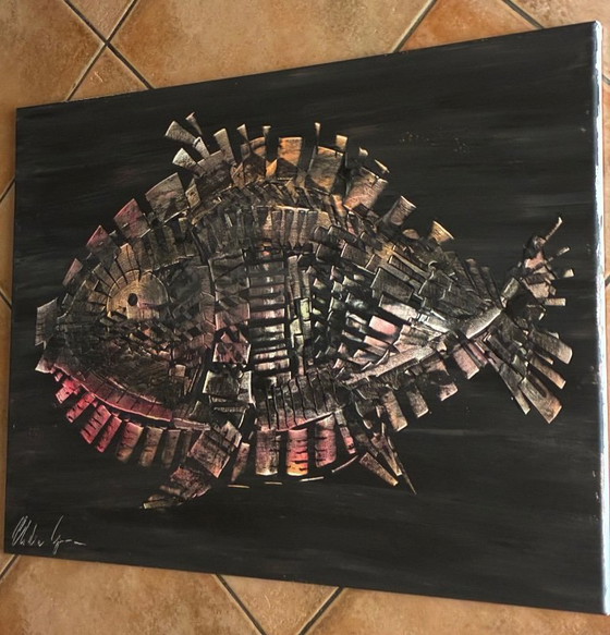 Fish 3 – Paintings & Drawings, Canvas (photo 5 of 10)