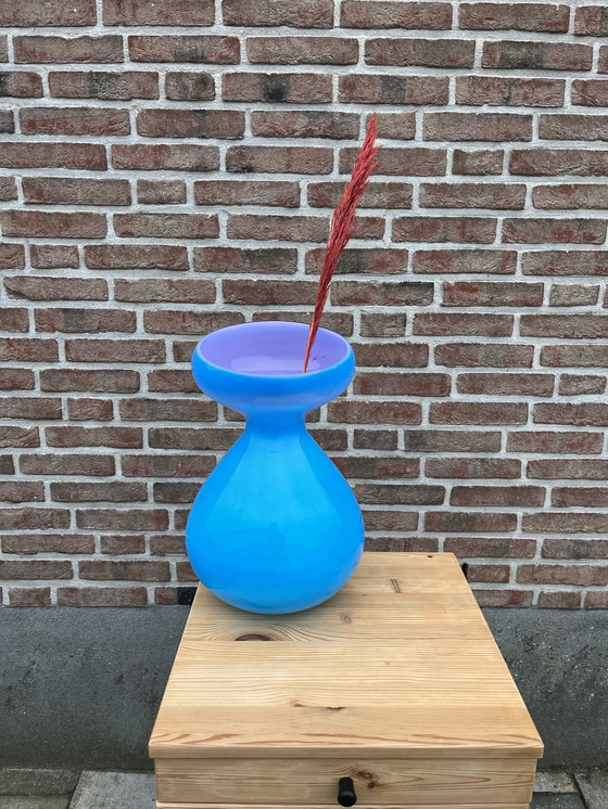 Image 1 of Vintage large space age Murano vase