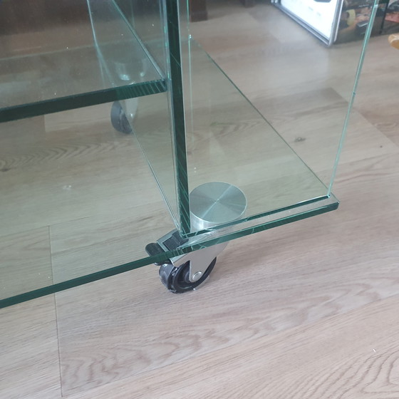 Image 1 of Glas 80er Design Tisch