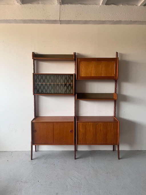 Libreria modulare di John Texmon, Norvegia, anni '60.