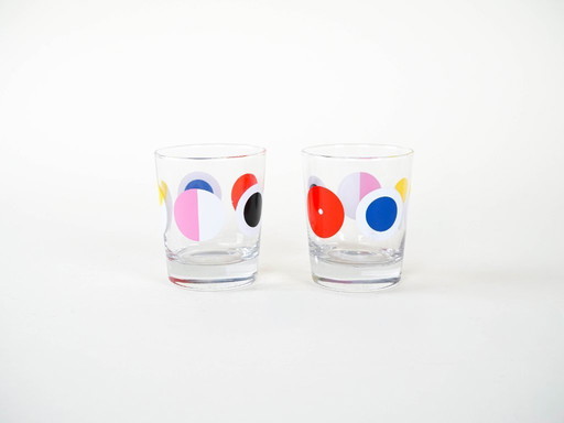 Juego de vasos, diseño danés, década de 1990, fabricado por IKEA.
