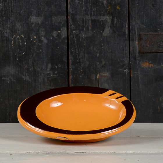 Vintage Orange Ceramic Rometti Ashtray Catchall – Table accessories (photo 3 of 8)