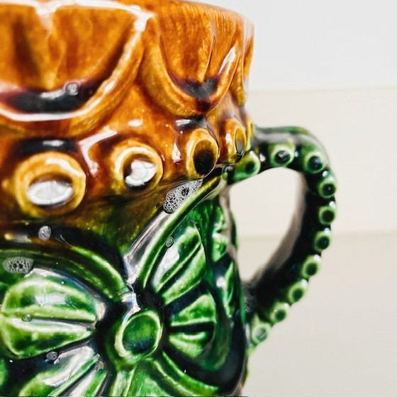 Image 1 of Pot de fleurs vintage Bay bloempot XL Bodo Mans, Allemagne de l'Ouest, années 1960