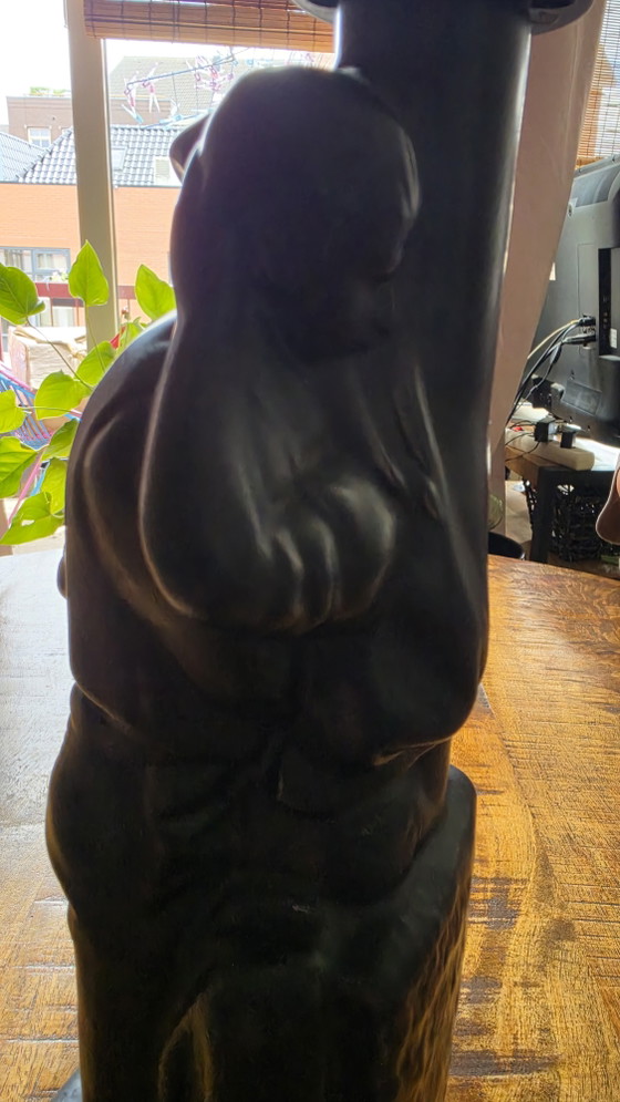 Image 1 of Lampada da tavolo figurativa vintage 'Amanti' – Tremoka – 45 cm