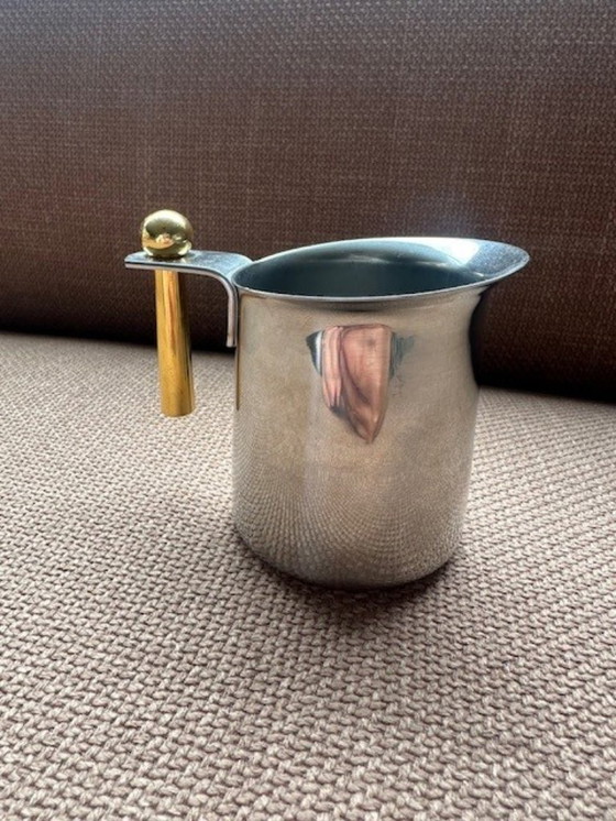 Image 1 of Guido Bergna “Kitty Oro” roomkan / lattiera – Italia, ca. 1960-70