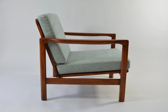 Image 1 of Licht mintgroene BZ fauteuil