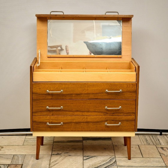 Image 1 of Commode vintage / Coiffeuse, Tchécoslovaquie des années 1960