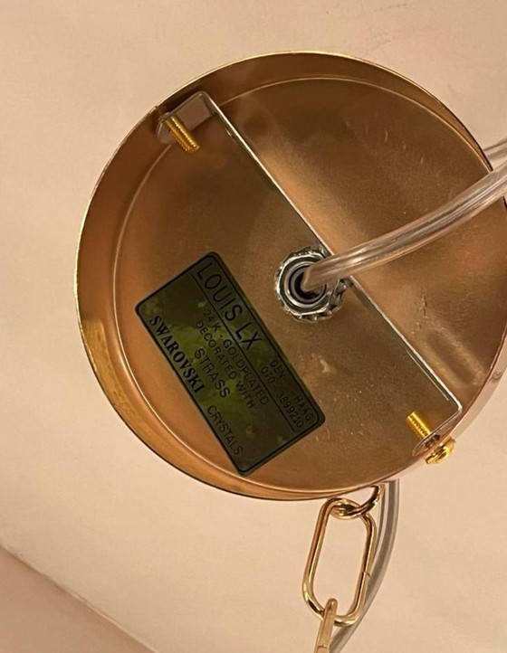 Image 1 of Satz von 2 Marken Swarovski Kronleuchter Anhänger Lampe Kristall