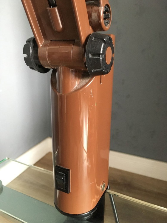 Lampada da tavolo Fagerhults Lucifer di Tom Ahlström e Hans Ehrich, Lampade da tavolo, Metallo, Marrone, 1970 (foto 4 di 8)