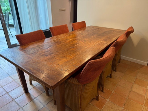 Country dining room table