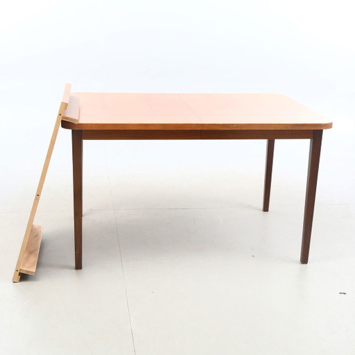 Vintage-Teakholztisch mit Auszug 1960 Schweden