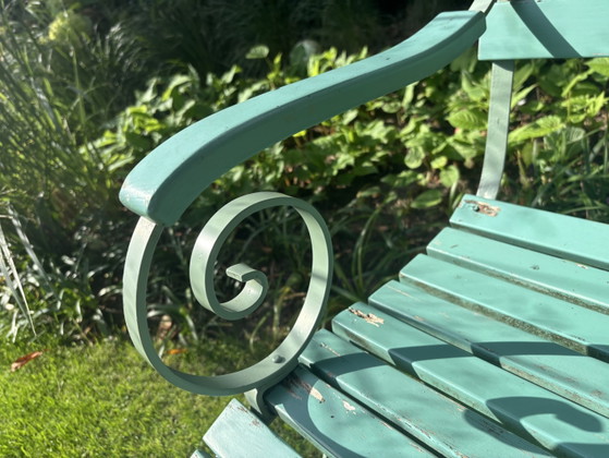Sedie Garpa Provence + panca Boulogne – Sedie da giardino, Wood, Iron (photo 3 of 13)