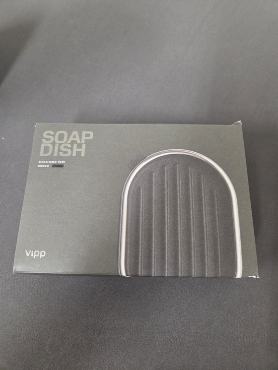 Image 1 of Porte-savon Vipp 5 noir - neuf sous emballage