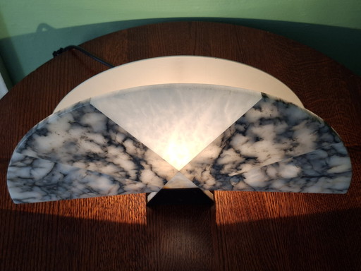 Beautiful vintage "Ventaglio" model V584 lamp by Angelo Mangiarotti