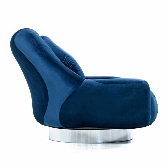 Image 1 of Silla giratoria italiana Guido Faleschini restaurada para Mariani