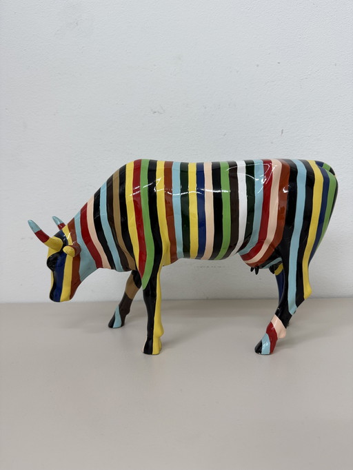 Cow Parade Striped Cow Cary Smith