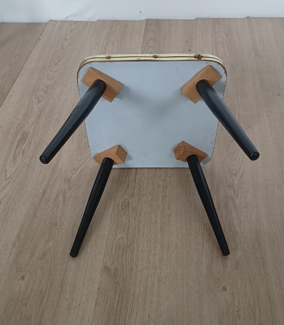 Table d'appoint des années 1950 – PGH Akti Klingenthal ., Tables d'appoint, Metal, Plastic (photo 7 of 8)