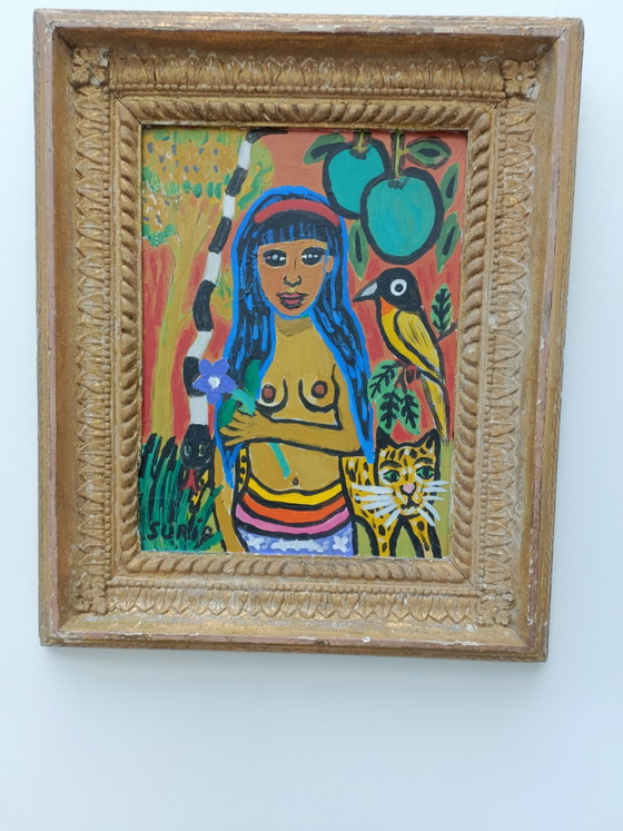 Image 1 of Painting on wood