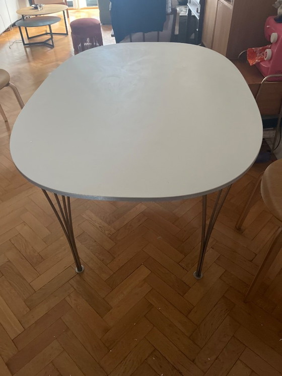 Image 1 of Fritz Hansen superelipse table b611