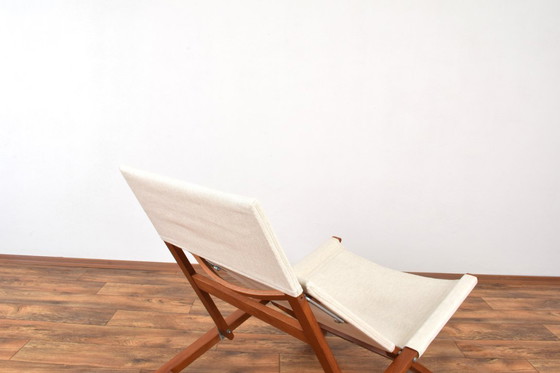 Image 1 of Fauteuil/méridienne danoise de style Mid-Century par Lauge Vestergaard pour Cado, années 1960.