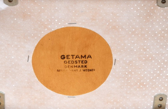 Image 1 of Sedia da pranzo in rovere di metà secolo, disegnata da Hans Wegner per Getama, anni '70.