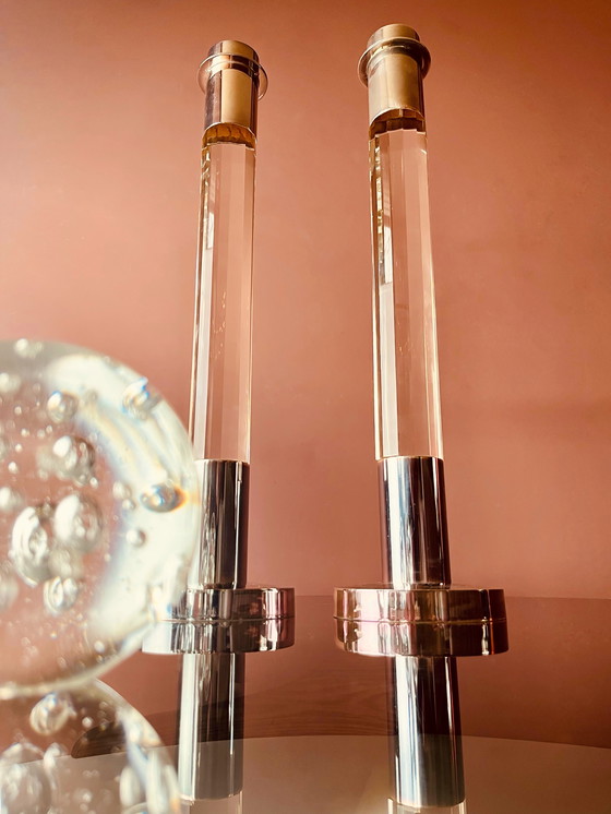 Image 1 of Set of Luxury XL Fink Candlesticks