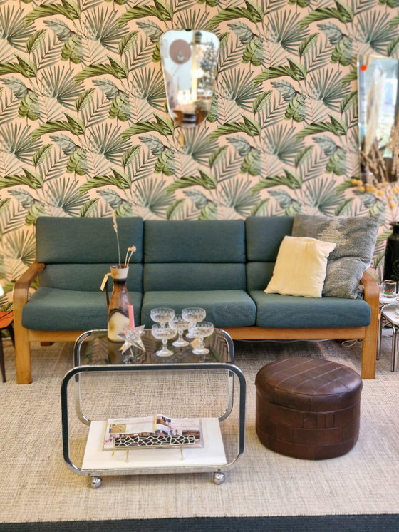 Image 1 of Vintage Danish Design Three-seater Sofa L. Olson & Son