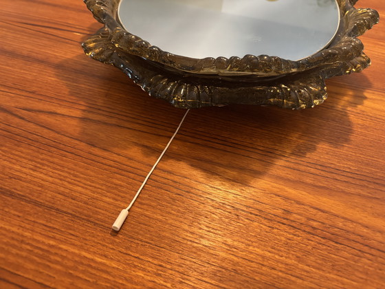 Image 1 of Retroiluminado, gran espejo de Hillebrand de cristal acrílico hielo años 60 70