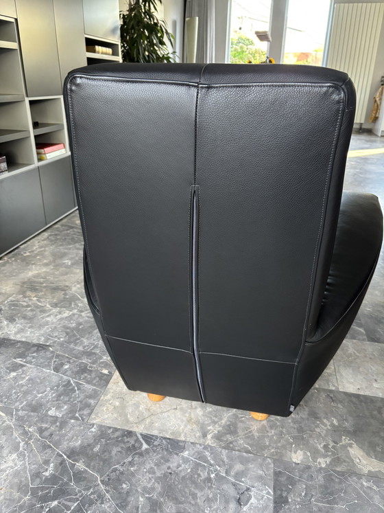 Stunning Luna Label Gerard van de Berg Armchair – Label Van den Berg, Leather, Wood (photo 5 of 6)