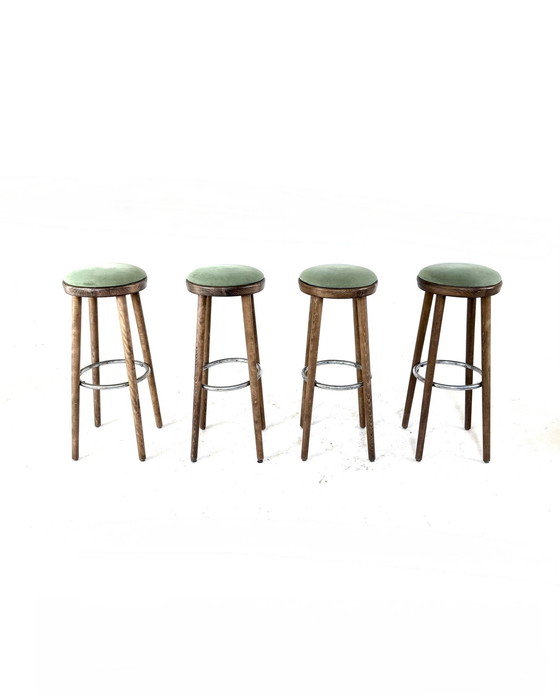 Image 1 of 4 sgabelli da bar vintage, Spahn Stadtlohn '60
