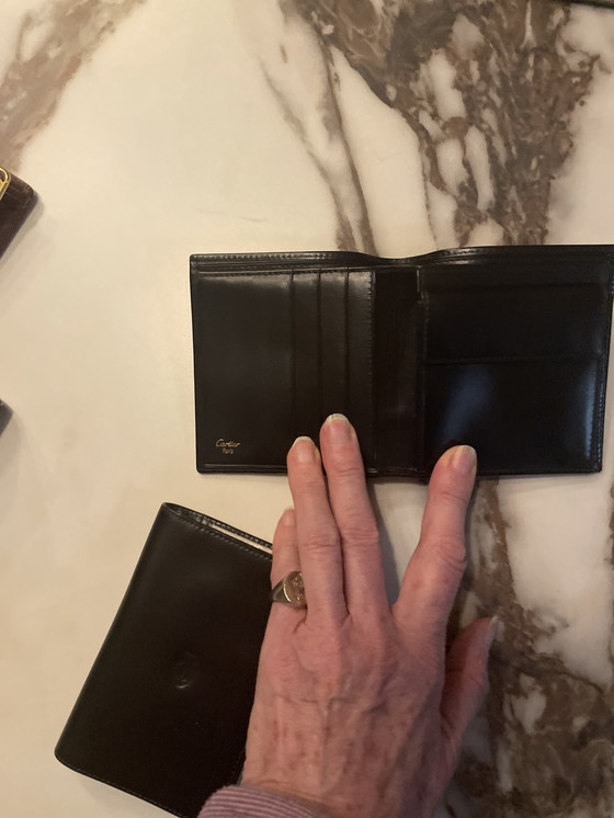 Image 1 of Gli articoli Cartier geheel nieuw/ leer met goud