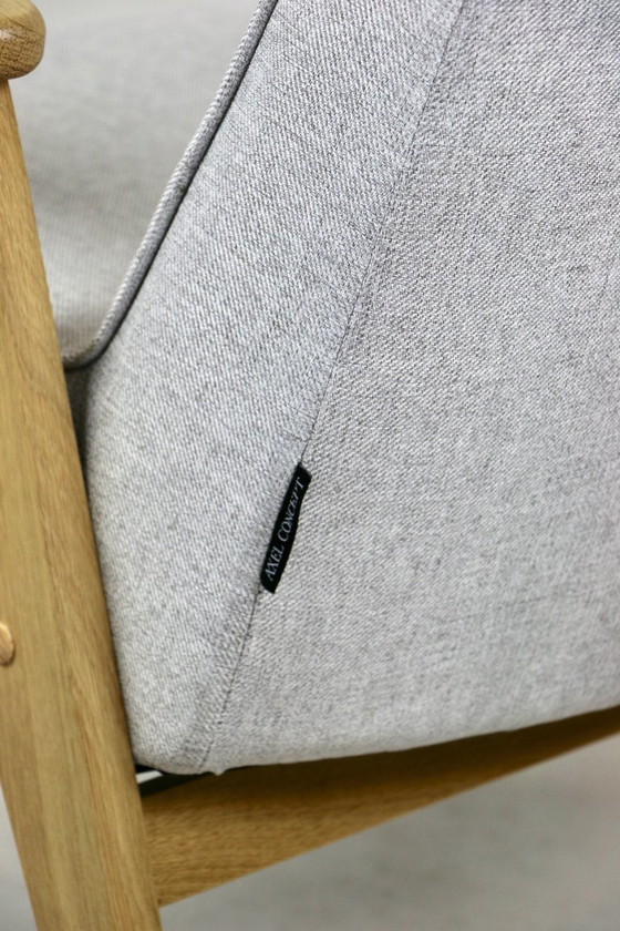 Image 1 of Beige & Grauer Modell 366 Sessel von Józef Chierowski, 1970er