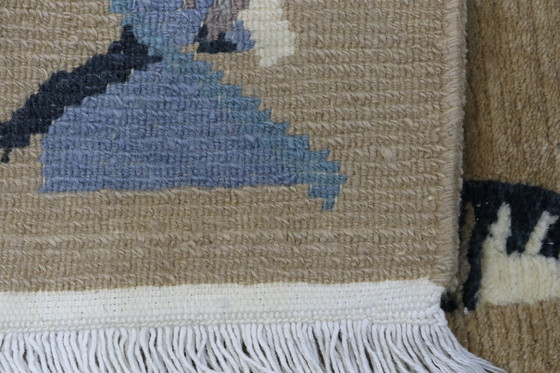 Image 1 of Modern design Nepal vloerkleed 142 x 74 cm