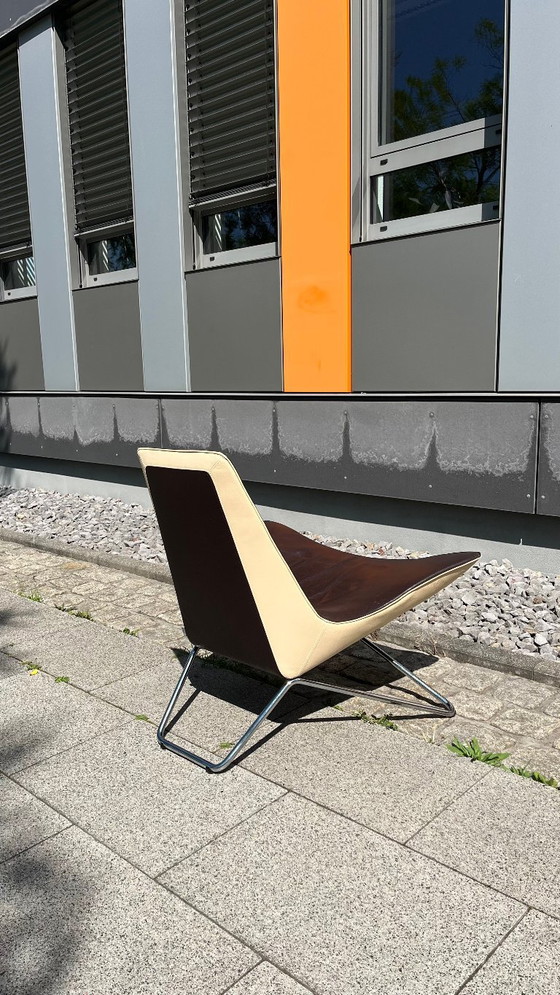 Image 1 of Walter Knoll Design Armchair My Chair Leather brown-beige - Set of 2