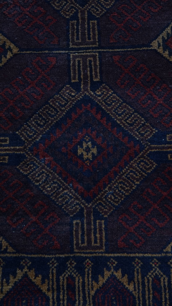 Image 1 of Vloerkleed Met Donkere Tinten 162x86cm