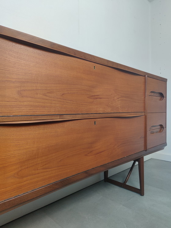 Image 1 of Unique Vintage Danish Sideboard In Teak With Rosewood