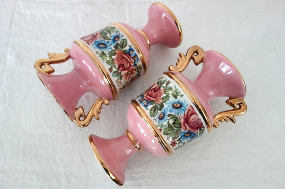 Paire de vases italien en céramique années 50 – le tre torri, Ceramic (photo 14 of 14)