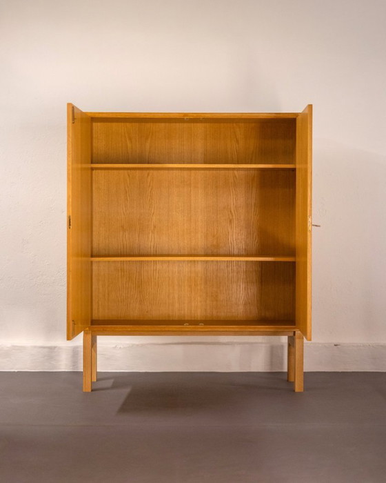 Image 1 of Oak cupboard by Marian Grabińsky for IKEA Möbel, Sweden, 1960's