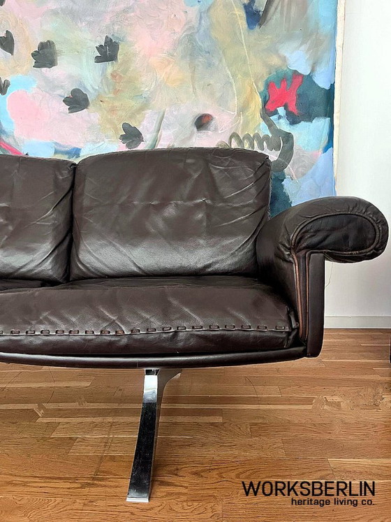 Image 1 of Vintage De Sede DS 31 bank in bruin leer, in zeer goede staat.