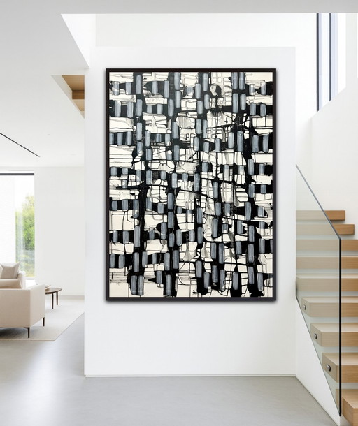 Composition abstraite XXL de Natia Antadze