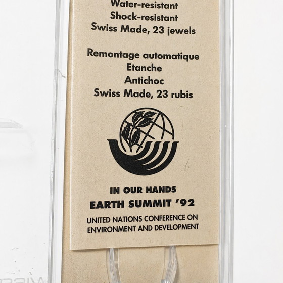 Image 1 of Swatch Automatic SAK102 "Time to Move" - ​​Edizione Speciale Vertice della Terra '92