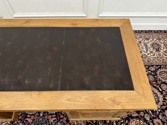 Scrivania Classica Inglese in Legno di Teak – Scrivanie, Leather, Wood (photo 16 of 18)