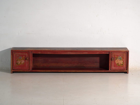 Antique low cabinet in elm wood – China, circa 1900 – Sideboard cabinet, Iron (photo 20 of 40)