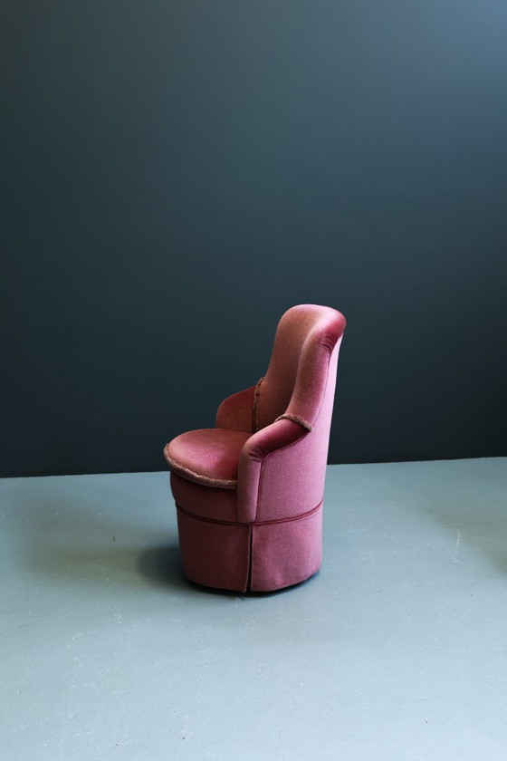 Image 1 of Set di due sedie da boudoir vintage