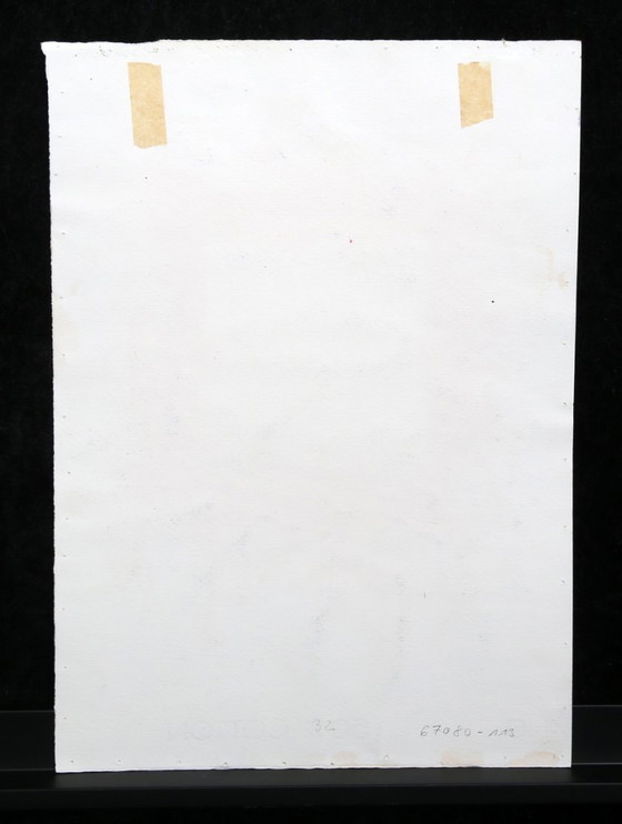 Image 1 of Berner, Bernd - senza titolo - 1984 - gouache + gesso su carta vergata - firmato a mano