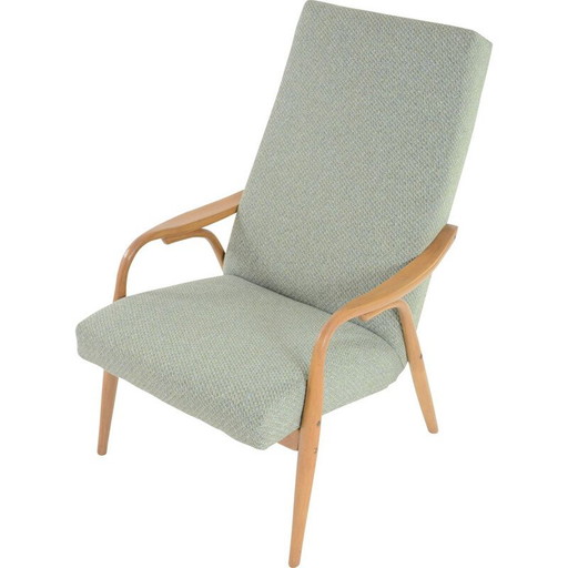 Poltrona vintage J verde blu, 1960