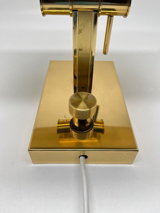 Vintage Postmodern Wall Light 1980s – Gold – Dimmable – 180° Rotatable – Metal (photo 11 of 22)
