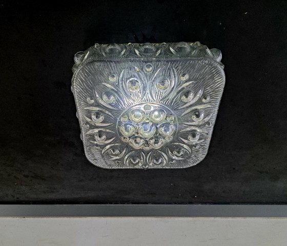 Image 1 of Personal de montaje empotrado de vidrio con burbujas de hielo